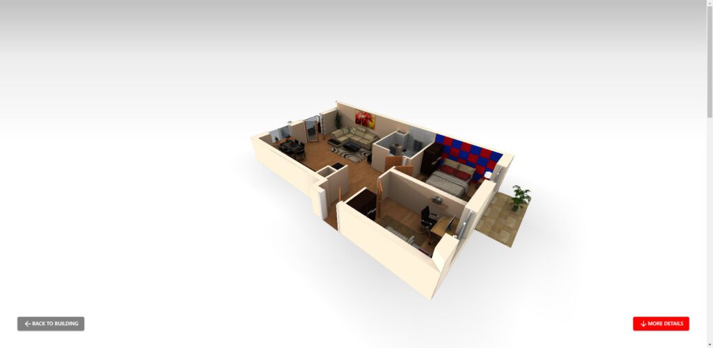 House colored 3d view