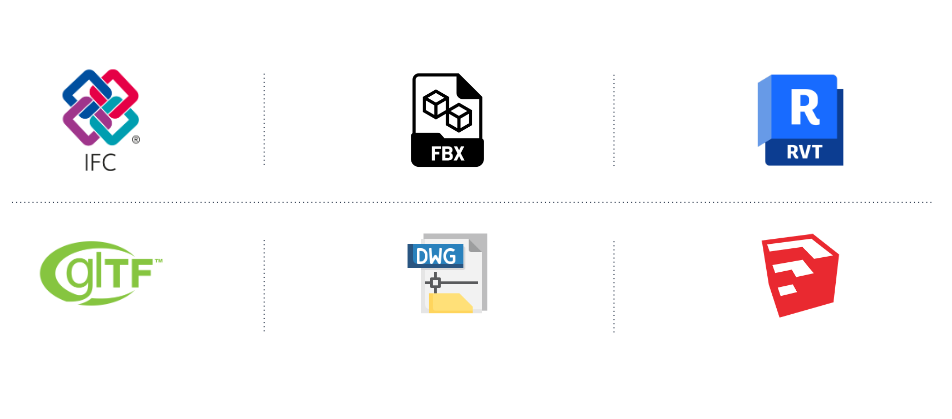 Construction industry file formats logos