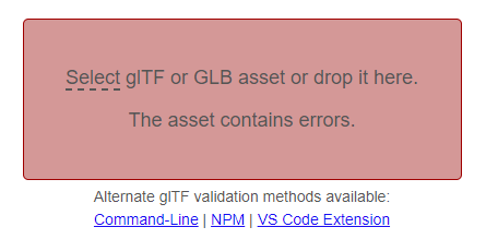glTF validation