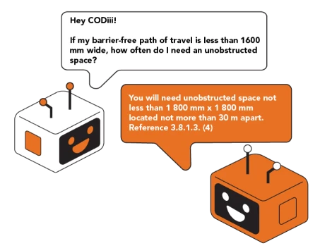 CODiii Scout's intuitive AI interface processing building code compliance queries in real-time